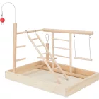 Trixie 5655 Wooden Playground - fa játszótér díszmadarak részére (34x26x25cm)