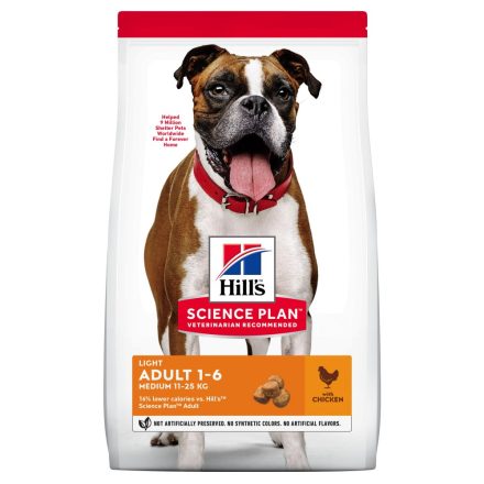 Hill's SP Canine Adult Light Chicken száraz eledel 14kg