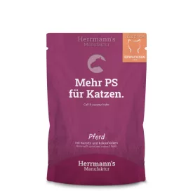   Herrmanns Lóhús menü macskáknak 93,5%-os hústartalommal 100g