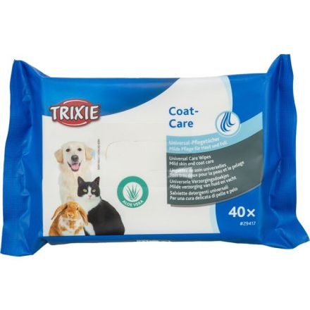 Trixie 29417 universal care wipes, univerzális kendő, 40db-os