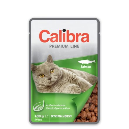 Calibra Cat Premium Line Sterilised Salmon 100g