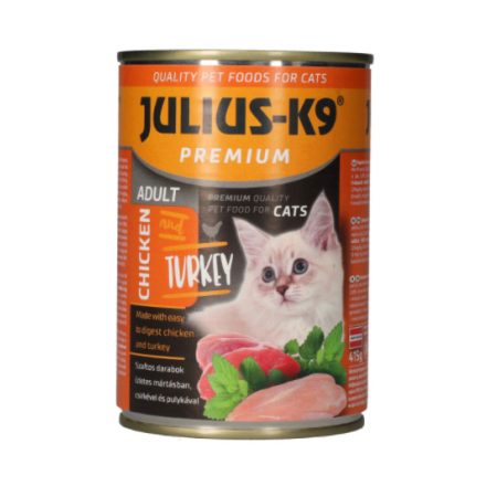 Julius K-9 cat adult konzerv csirke és pulyka 415g