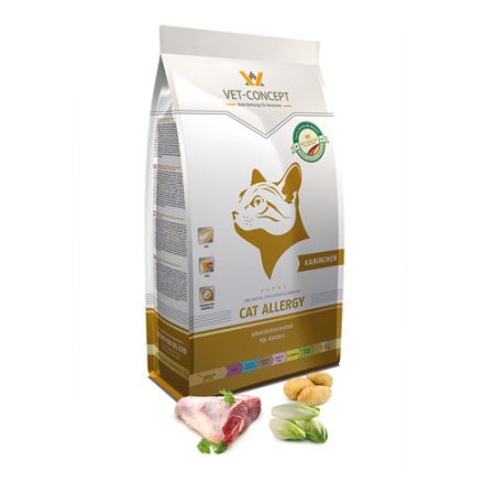 Vet-Concept Cat Allergy nyulas száraz macskatáp 3kg