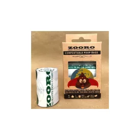   Zooro - PoopHero lebomló és komposztálható kakizacskó 60db