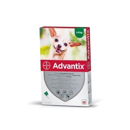 Advantix spot on 0,4ml kutyáknak 4kg alatt 1db