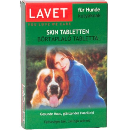 Lavet bőrtápláló tabletta kutyának 50x