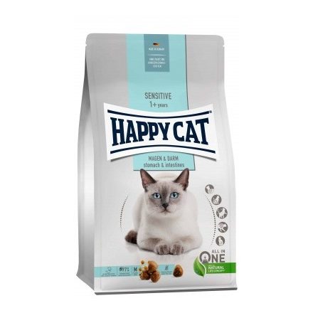 Happy Cat Sensitive Stomach & Intestines száraz macskaeledel 300g