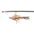 Trixie 4550 Playing Rod Leather Straps and Feathers - játék macskapeca (bőrpánt,toll) macskák részére (50cm)