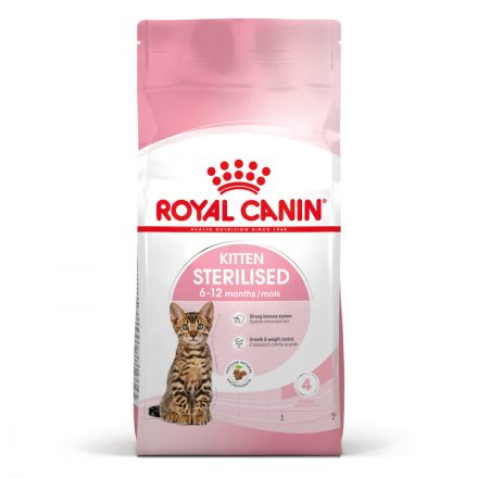 Royal Canin Feline Kitten Sterilised száraztáp 400g lejárat közeli