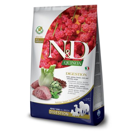 N&D Dog Quinoa Digestion bárány (emésztési problémákra) száraz kutyatáp 7kg