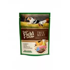   Sam's Field True Meat pulyka, lazac, vörösáfonya alutasakos eledel 260g