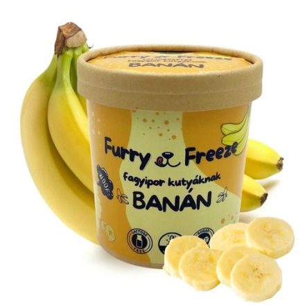 Furry Freeze® fagyipor kutyáknak - BANÁN 60g