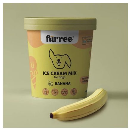 Fürree fagyipor kutyáknak - BANÁN 60g