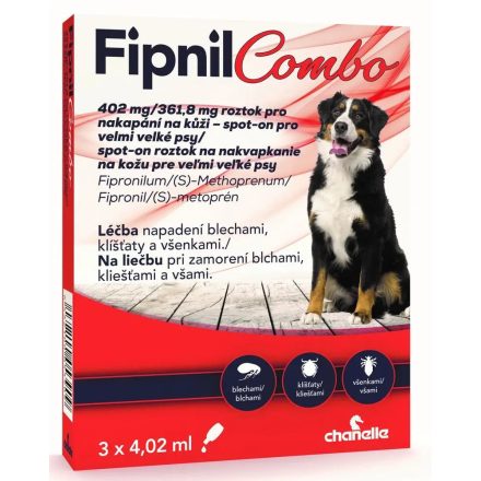 Fipnil Combo Spot On Giant XL Dog 40-60kg 3x4,02ml