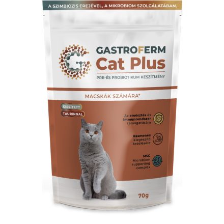 Gastroferm Cat Plus pre-és probiotikum készítmény 70g