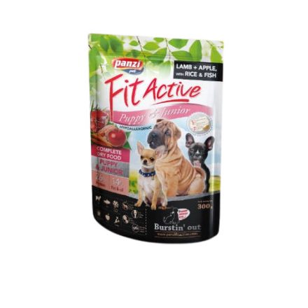 FitActive Hypoallergenic Puppy & Junior Lamb & Apple & Rice száraz eledel 300g