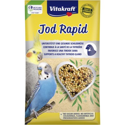 Vitakraft Vitality Plus (jódos) - kiegészítő eleség papagájok részére 20g