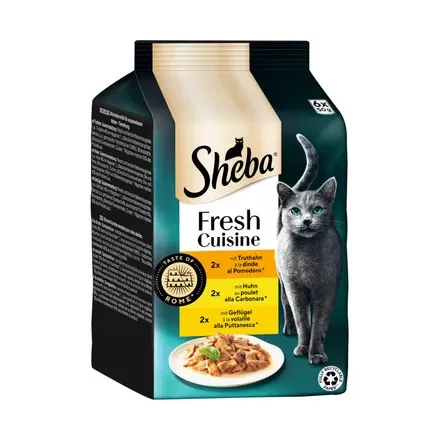 Sheba Fresh Cuisine Taste of Rome vegyes válogatás szószban 6 x 50 g