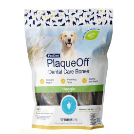   ProDen PlaqueOff Dental Bones dog Veggie fogápoló jutalomfalat zöldségekkel közepes és nagytestű kutyának 482g