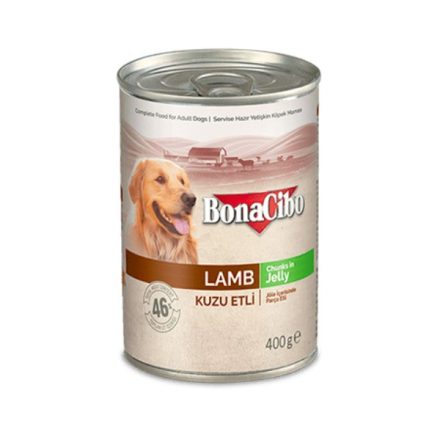 Bonacibo Canned Adult Dog bárány & rizs konzerv kutyáknak 400g