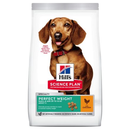 Hill's Sp Canine Adult Perfect Weight Small&Mini száraz eledel 1,5kg