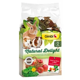   Gimbi Natural Delight pitypang és alma - kiegészítő eleség rágcsálók számára 100g