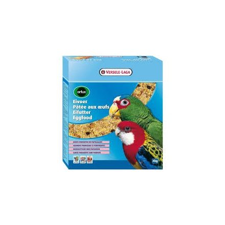 Versele-Laga Orlux Eggfood Dry Parrots lágyeleség nagy-, óriáspapagáj 4kg (424136) lejárat közeli