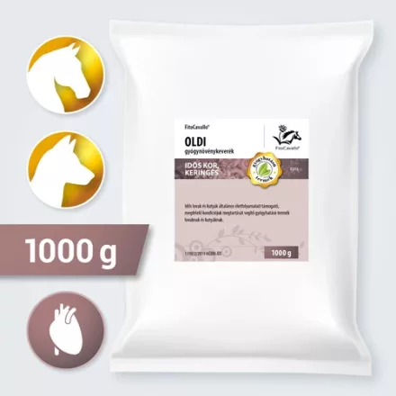 FitoCavallo OLDI gyógynövénykeverék időskori általános panaszok támogatára lovaknak és kutyáknak 1000g