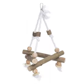   Trixie 5883 Swing on Rope - háromszög alakú fa hinta kötélen 27x27x27cm
