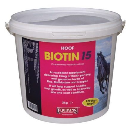 Equimins Biotin – 15 mg / adag biotinnal 3kg vödrös