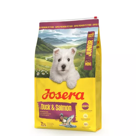 Josera Mini Junior kutyatáp kistestű kölyökkutyának kacsával és lazaccal 10kg