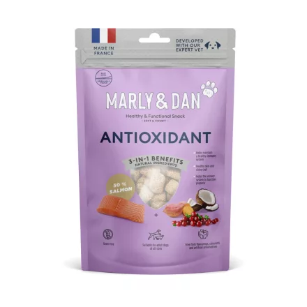 Marly & Dan Soft & Chewy Antioxidant Treats for Dog jutalomfalat kutyáknak 100g