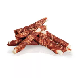   KidDog Beef steak sticks Mini - marhahús, nyersbőr jutalomfalat kutyák részére (7-8cm/80g)