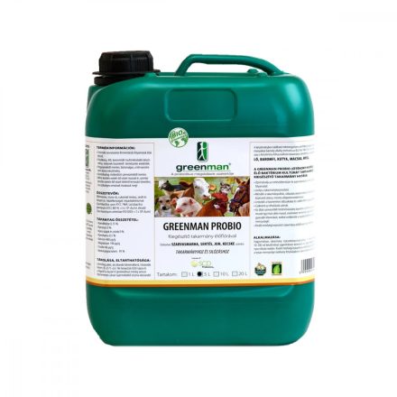 Greenman ProBio kiegészítő takarmány élőflórával 5 liter