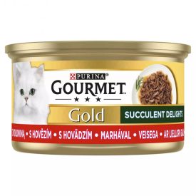   Gourmet Gold Succulent Delight marha nedvestáp macskák részére 85g