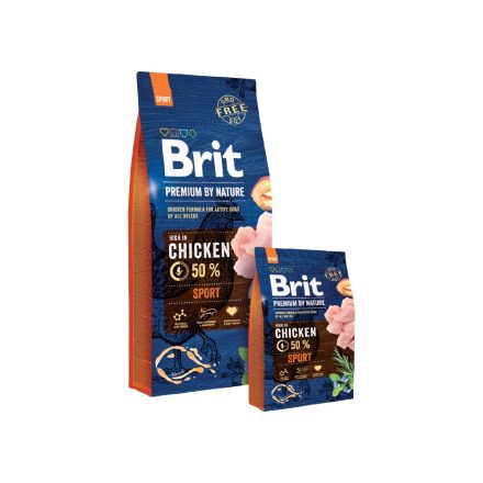Brit Premium by Nature Sport kutyatáp 3 kg