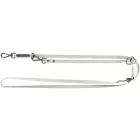 Trixie 1971316 CityStyle Adjustable Lead - állítható póráz (PVC bevonattal) kutyák részére L-XL (2m/20mm), világosszürke