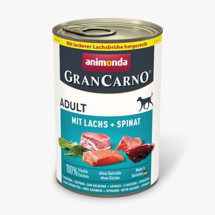 Animonda GranCarno Adult  lazac-spenóttal 400g (82476)