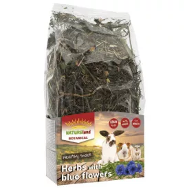   NatureLand Botanical - gyógynövényekkel, kék virágokkal rágcsálók részére (100g)