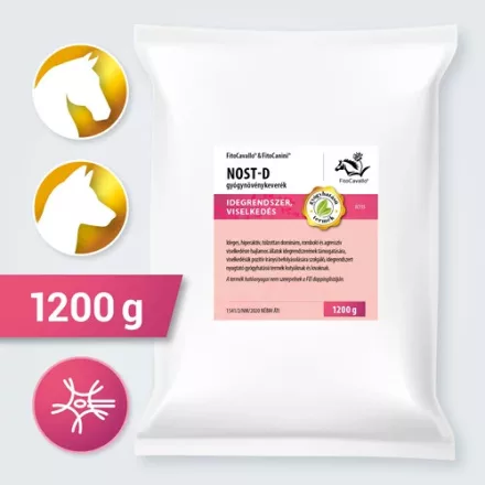 FitoCavallo NOST-D gyógynövénykeverék ideges, hiperaktív, domináns, agresszív lovaknak és kutyáknak 1200g