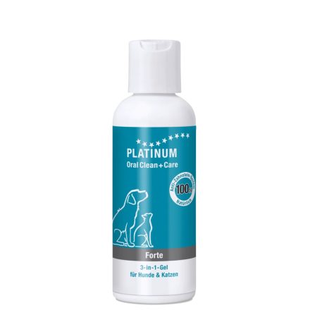 PLATINUM OralClean+Care Forte fogápoló gél kutyának és macskának 120ml