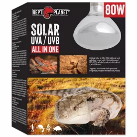   Repti Planet Solar UVA/UVB All in One - UVA,UVB fény- és hősugárzó izzó (80W)