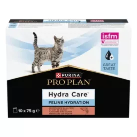   ProPlan Feline HC HydraCare lazaccal ízesített megfelelő hidratáltságot elősegítő kiegészítő macskaeledel 10x75g