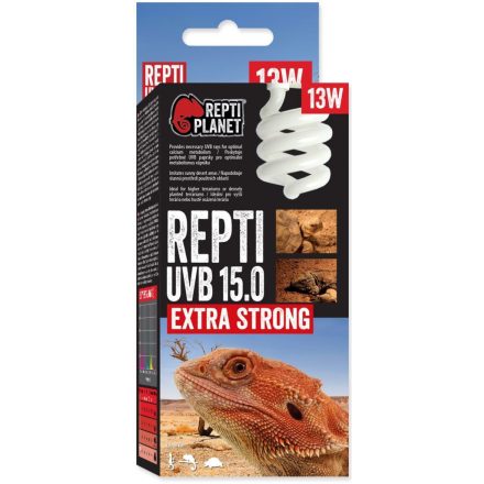 Repti Planet Extra Strong Repti - sivatagi terráriumokhoz izzó (UVB 15.0, 13W)