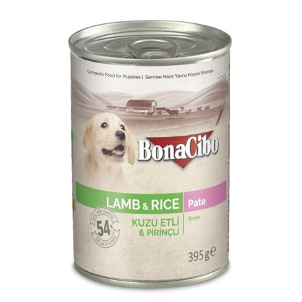 Bonacibo Canned Puppy bárány & rizs konzerv kutyáknak 400g