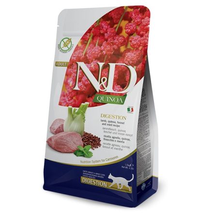 N&D Cat Quinoa Adult Digestion Lamb (bárány) száraz macskaeledel 1,5kg
