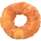 Trixie 31316 Denta Fun Filled Chicken Chewing Ring - jutalomfalat kutyák részére (Ø11cm/65g)