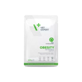   Vet Expert Veterinary Diet Obesity&Diabetes csirke alutasak túlsúly vagy cukorbetegség esetén macskának 100g