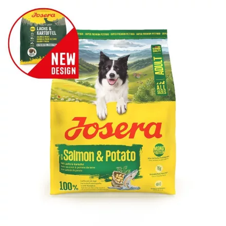 Josera Salmon&Potato gabonamentes kutyatáp lazaccal és burgonyával felnőtt kutyának 5x900g