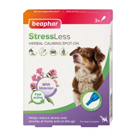 Beaphar No Stress / Calming Spot On gyógynövényes nyugtató kutyáknak 3x0,7ml